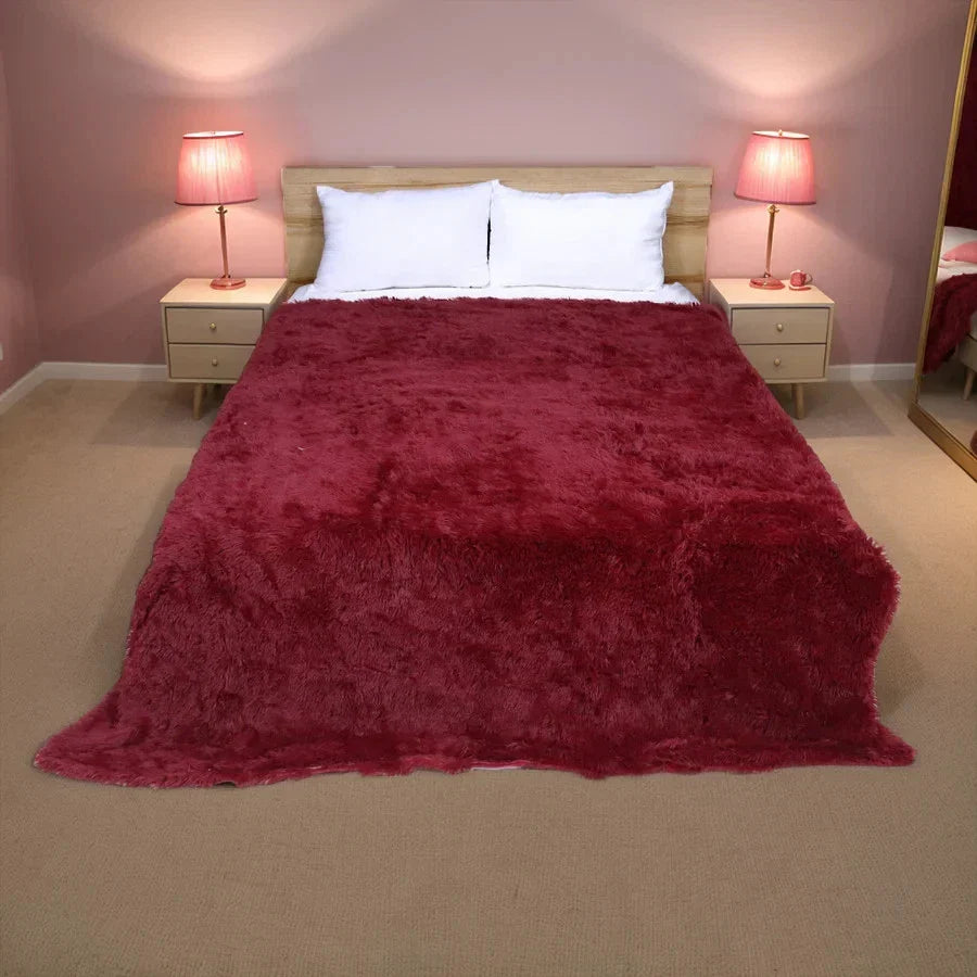 Shaggy Faux Blanket