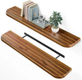 Floating Acacia Shelves