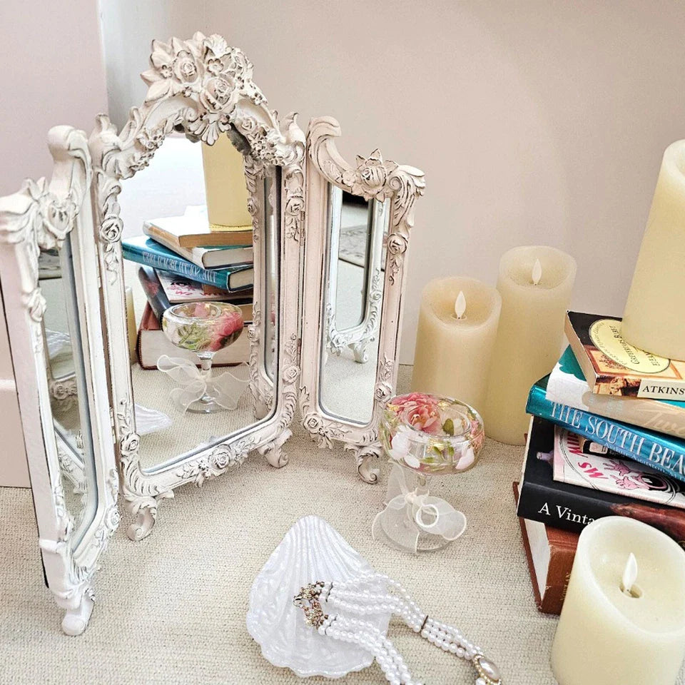 Vintage Folding Mirror
