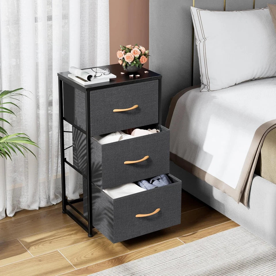 Nightstand Dresser 3-Drawers