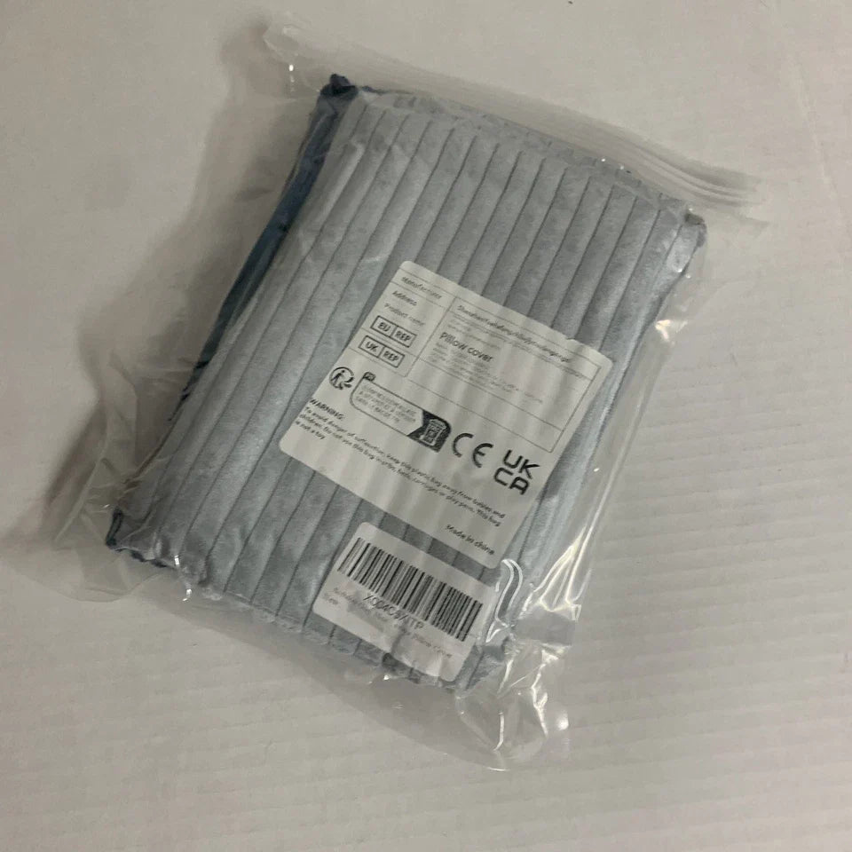 Grey Blue Pillow Covers